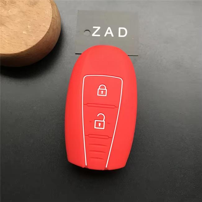ZAD silicone key fob cover case hood skin protect holder for SUZUKI Swift Sport SX4 SCORSS grand vitara remote car accessori