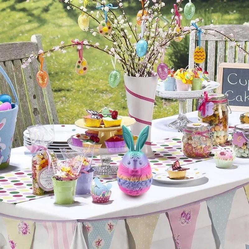 3D-gedruckte Tierfiguren 5 Stück mit Haseneiern, vorgefüllte Ostereier, Ostereierfüller Osterkorbfüller Fidget-Geschenk(mit 5 Stück 3D Tier)