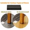 Table Leg Protectors, Anti-Scratch Leg Pads, Rubber Anti-Slip Chair Leg Pads, Silent Stickers, Furniture Accessories