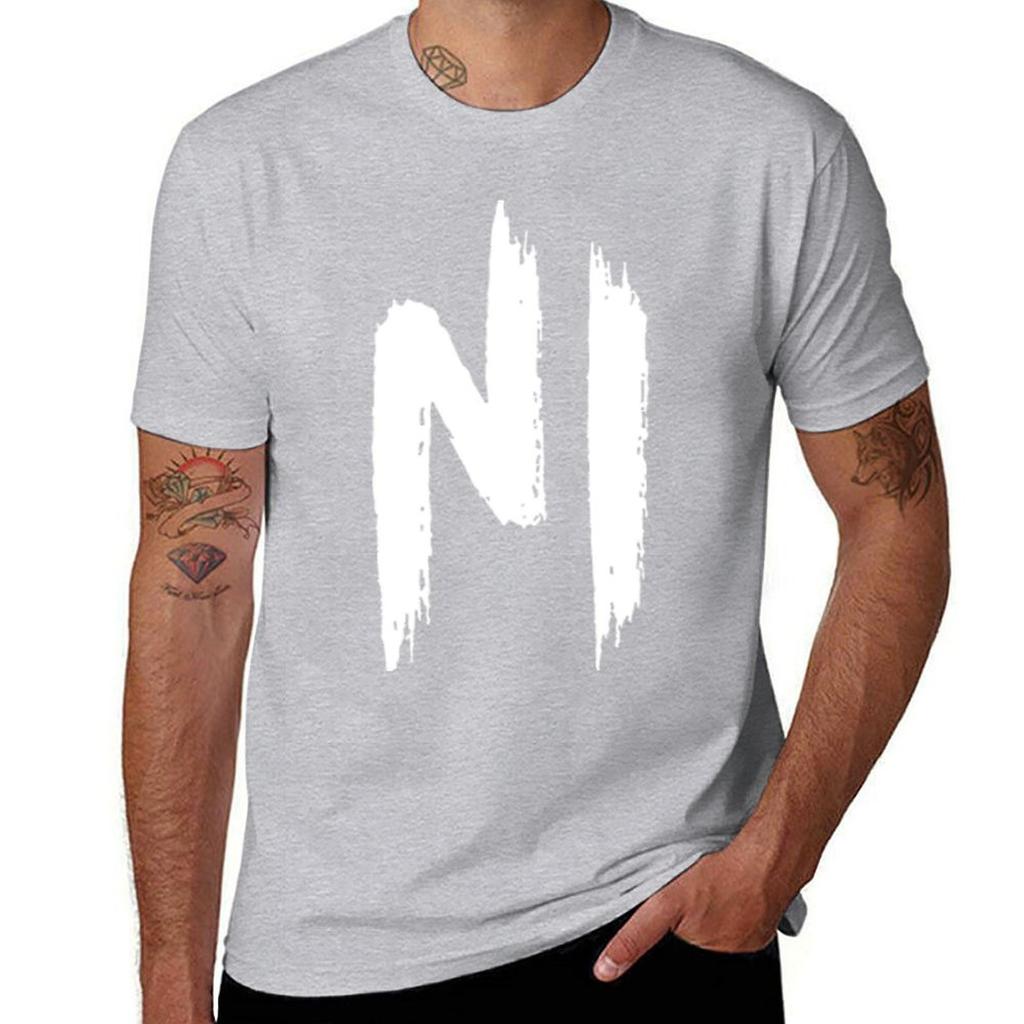 NI Mask Ninho T-Shirt Quick-drying Aesthetic Clothing Vintage Anime Shirt Men Clothing
