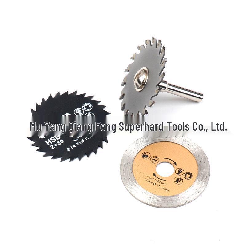 HSS High-Speed Steel Grout Saw Blade Set: Mini Woodworking Thin Cutting Blade for Electric Grinder, Drill, and Circular Saw.
