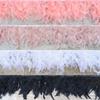 Fluffy Turkey Feathers Trim Fringe Ribbon 1Meters Marabou Feather On Tape Fringes Sewing Trimmings for DIY Clothes Dress Decor