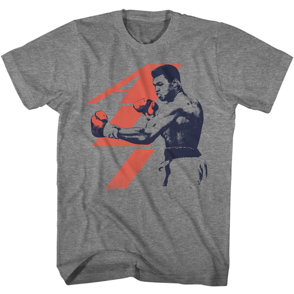 Muhammad Ali T-Shirt Mens ALI Greatest Of All Time Fighter New Graphite Heather  Unisex T-Shirt S