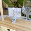 Flocked Cute Cartoon Puppy Pendant - Trendy Animal Bag & Phone Charm