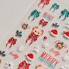 Manicure Ornaments Christmas Cartoon Nail Decals Christmas Nail Decorations  Winter