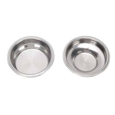 2 Stück 58mm Druckbeaufschlagter Filterkorb Edelstahl 18g Fassungsvermögen Druckbeaufschlagter Korb Kaffeefilter