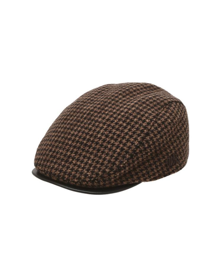 Dagseunamseongaegseseoli Brown Check Wool Blend Hunting Cap_Dbhe5F262W3