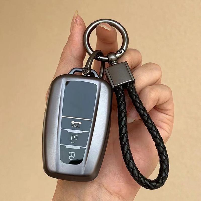 2\3\4 Button Tpu Car Key Case Cover for Toyota Highlander XLE Corolla LE Cross Hybrid Camry TRD 2019 Rav4 Avalon Car Accessories