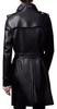 Trench Coat Handmade Formal Casual Men's Genuine Stylish Fashionable Leather