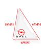Anti-collision and anti-scratch stickers for car door corners For Opel Astra j g Insignia Corsa d Vectra c Zafira a Auto Gadgets