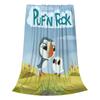 Puffin Rock und die neuen Freunde Cartoon Accessoires Decke Superweiche Decken für Sofa 50x60 Zoll Mehrgrößen-Bettüberwürfe