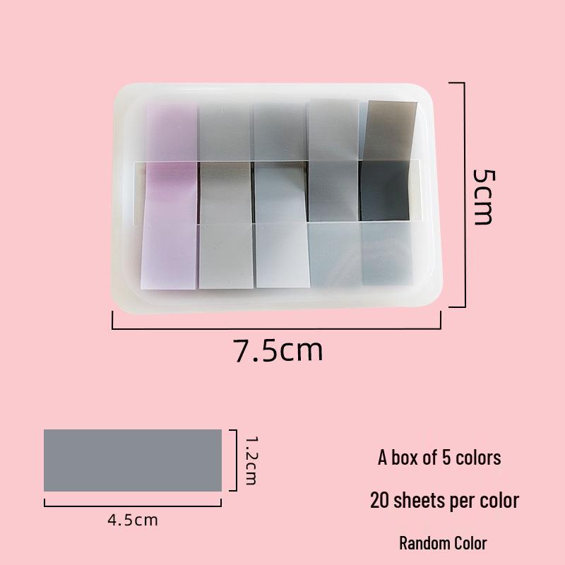 Autocolante Morandi Color PET Index: Marcaje și etichete reutilizabile pentru studenți pentru note și note