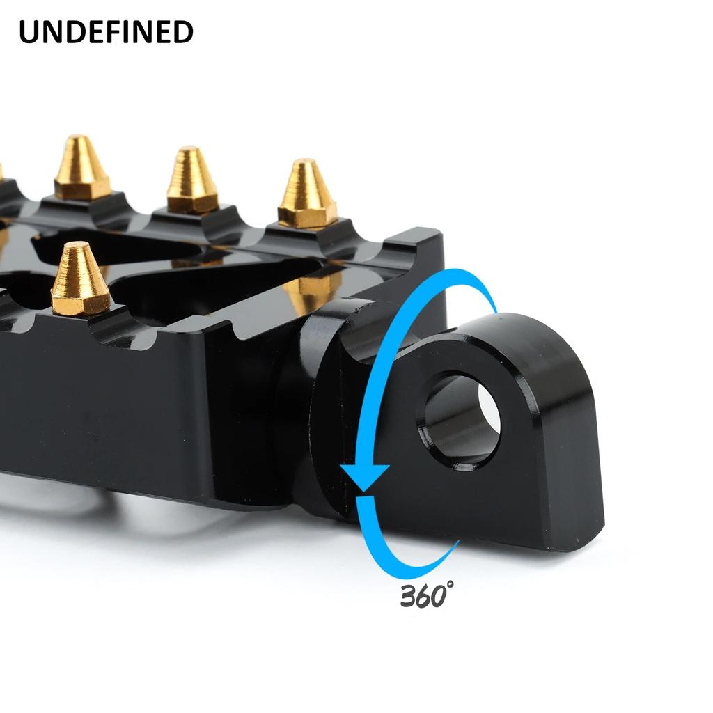 Golden MX Foot Pegs Footrest Gear Shift Brake Pedals Toe Shifter Pegs for Harley Dyna Fatboy Sportster 883 StreetBob FXDF Bobber