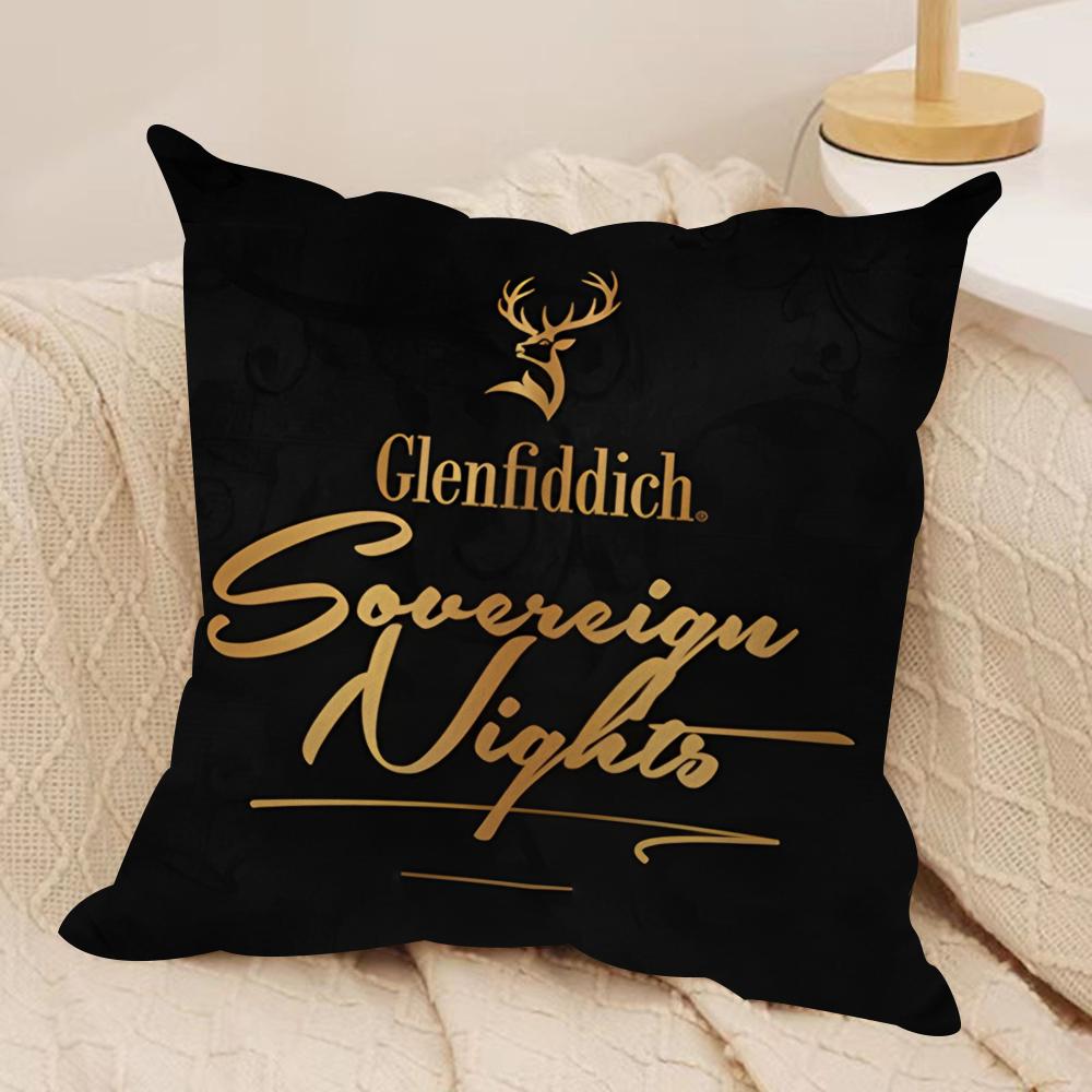 The G-GlenfiddichS Cushion Cover Soft Plush Double-Sided Printed Sofa Pillow Cushion Cover | Cozy All-Season Durable Decor Gift