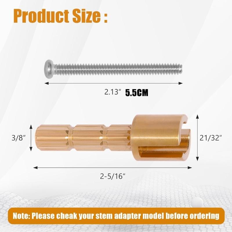 Universelle Ventile Schaftverlängerungsadapter Starkes Metall Duschgriffverlängerer 970~0770 Ersatz für Geräteverwendung