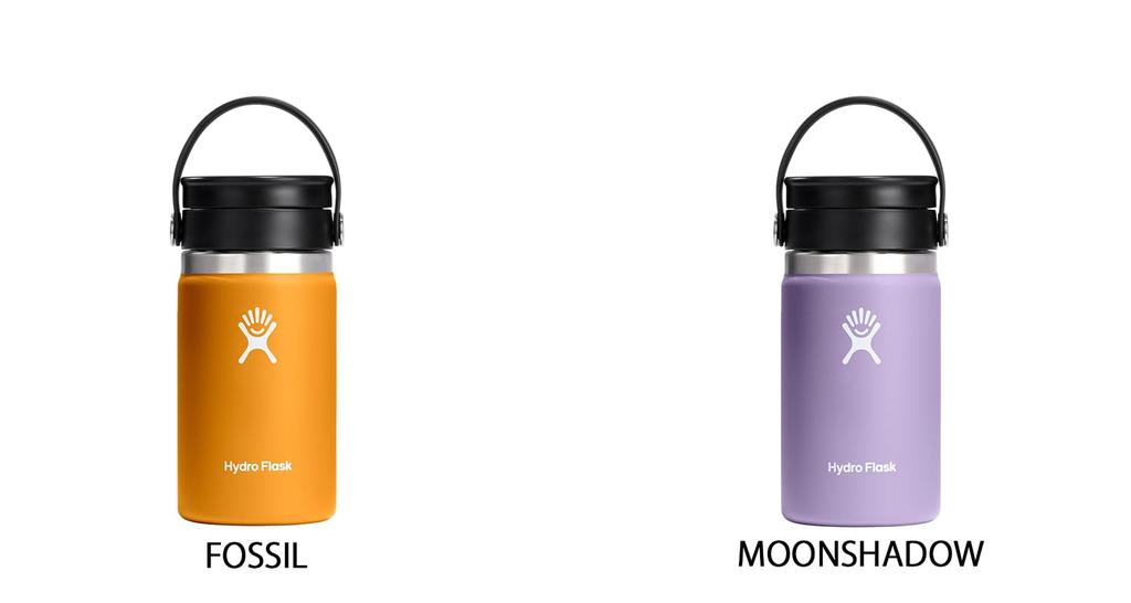Flex Sip Wide Mouth Coffee Stainless Steel 12oz Insulated Japanese Bottle, (354ml), Indigo, (Official Product)