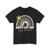 Happy Last Day of School Teacher Student Graduation Rainbow Cute Shirt