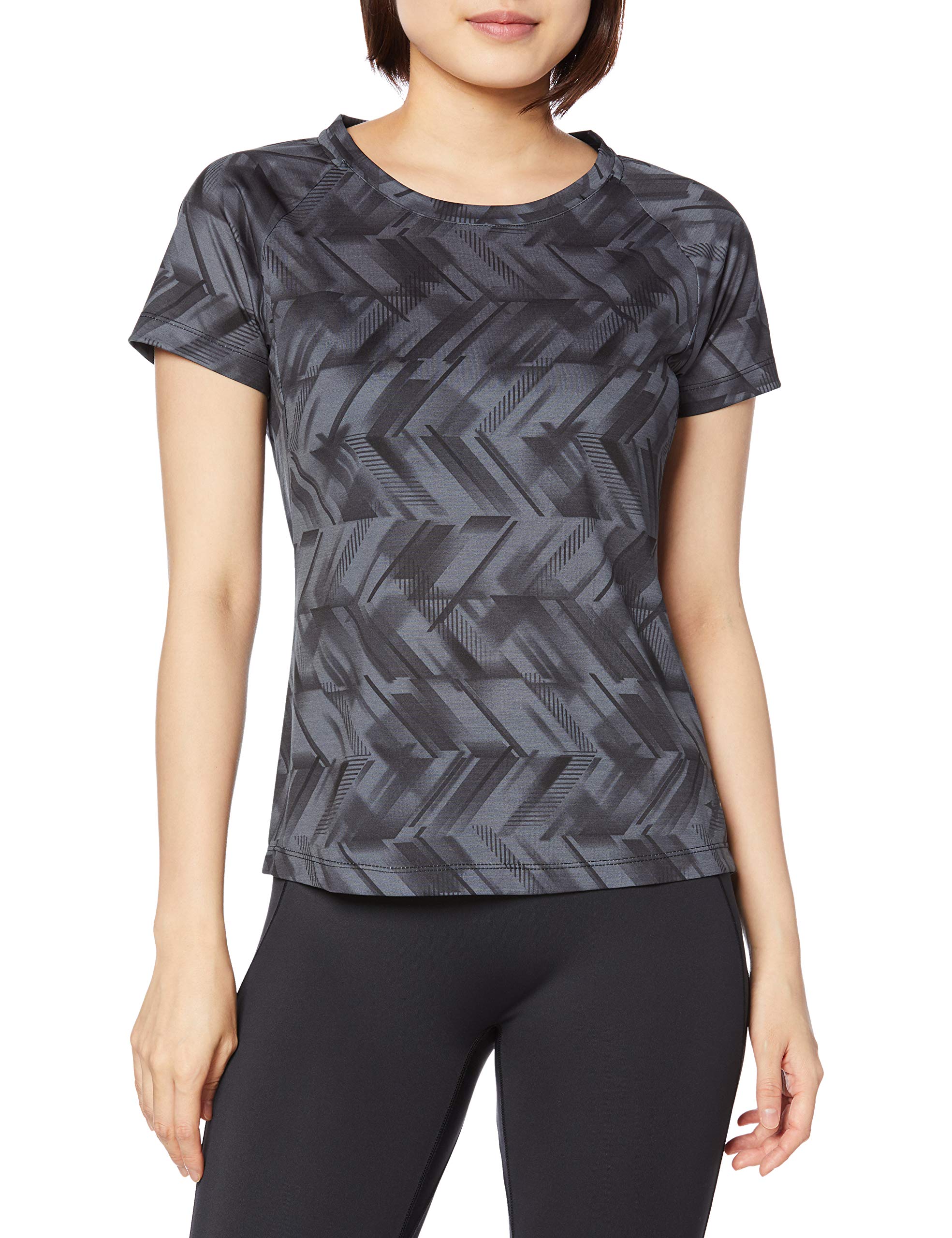 

Mizuno Graphic Training Short Size S Size S to Japanese Size Women s T-Shirt, Sleeve, Moisture-Wicking, Quick-Drying, Gray, (32MA0310), (Equivalent S) серый