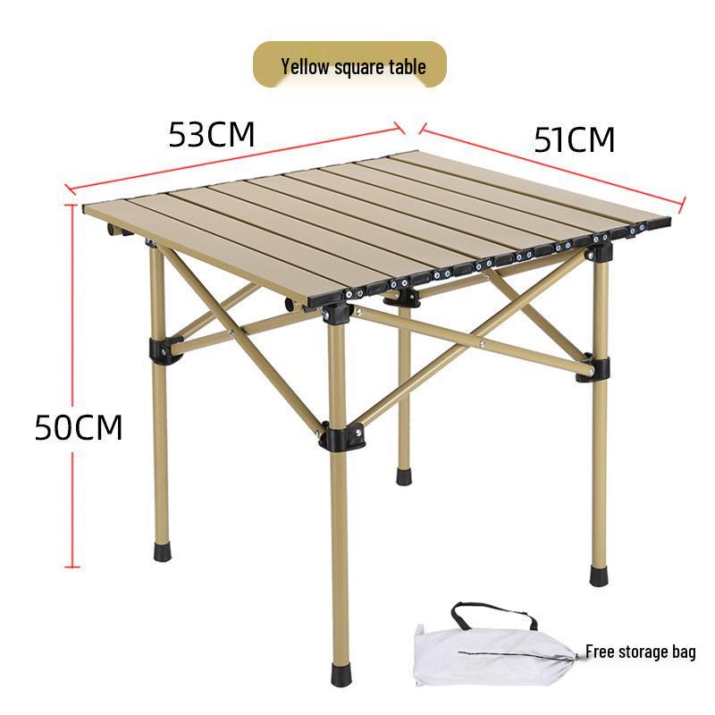 Portable Folding Outdoor Table for Camping, Fishing, and Picnics - Lightweight and Perfect for Self-Driving Tours and Barbecues. Enjoy Free Shipping!