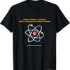 Funny Fathers Day Science Dad Saying Joke Don't Trust Atoms T-Shirt