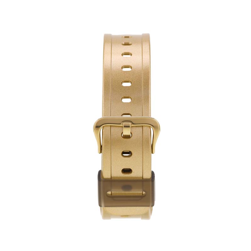 Casio G-Shock Cadena Dorada Retro Cuadrado Pequeño Resistente a Golpes Impermeable Reloj de Cuarzo Relojes para Hombre DWE-5600HG-1PFH
