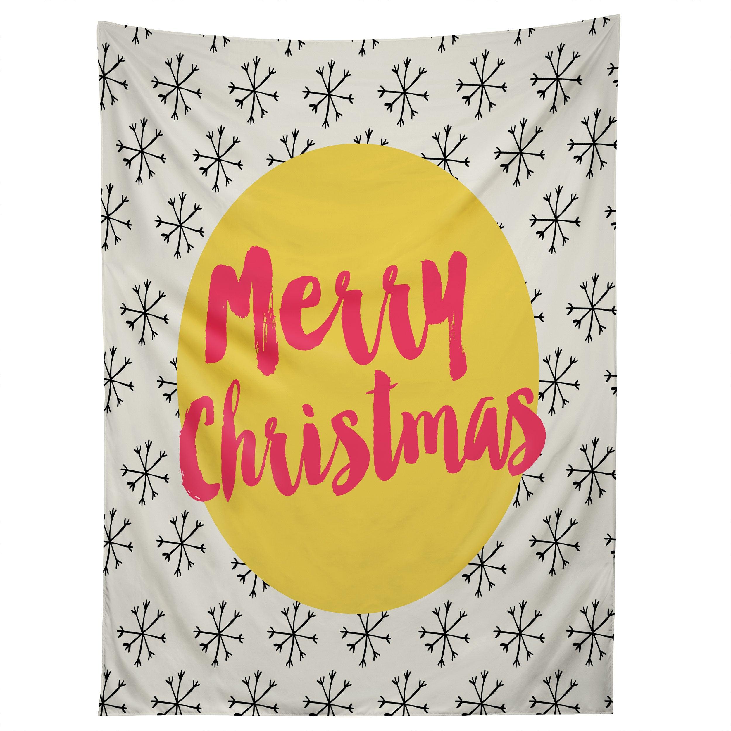 MERRY CHRISTMAS tapestry 75x100