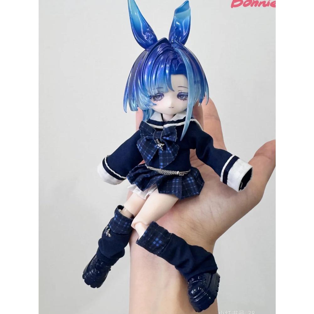 Original New BJD doll Bonnie Bunny 1/12 Meteorological Star Language series trendy play blind box joint movable replacement Gift
