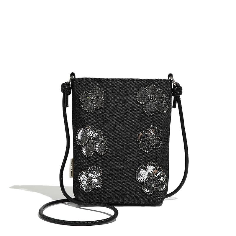 Crossbody Bag with Small Xiangfeng Style Phone Case, Featuring High Design Quality, Suitable for Ladies, Small Crossbody Bag.