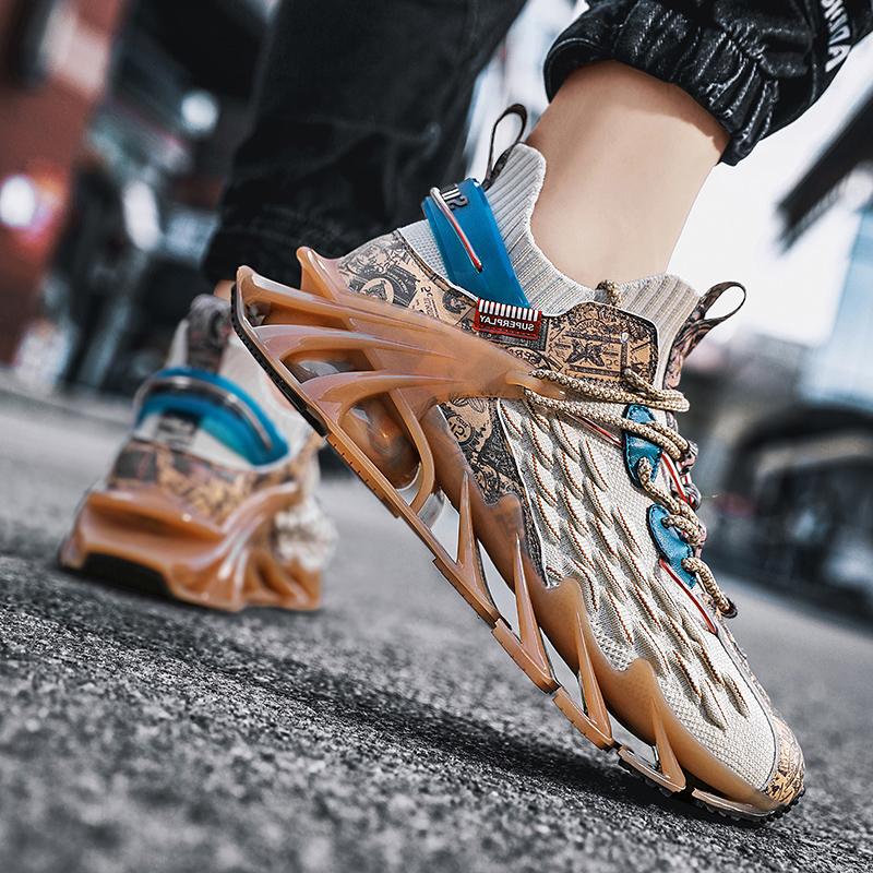 Shoes Men Sneakers Male Mens Casual Shoes Tenis Luxury Shoes Trainer Race Lace-free Shoes Fashion Loafers Running Shoes for Men