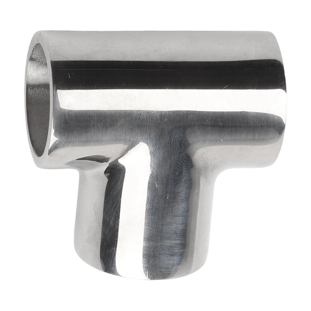 Three Way Tee Connector in 316 Stainless Steel for Durable Marine Installations