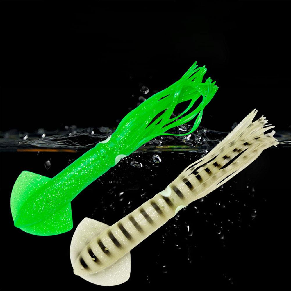5Pcs 30cm Fishing Soft Lures Luminous Octopus Sea Fishing Wobbler Fishing Soft Bait Artificial Bait