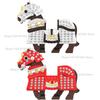 MOC Medieval Figure Mount Building Blocks Roman Wolf Warrior Infantry Lion Heart King Castle Knights Armored War Horse Brick Toy