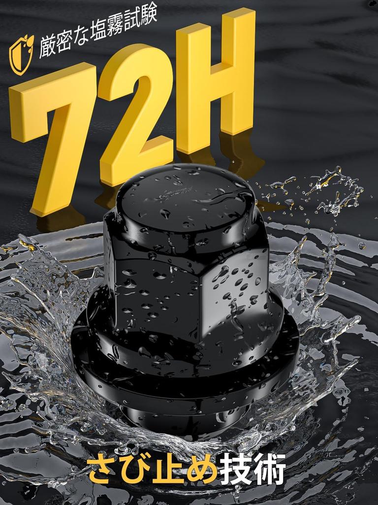 MIKKUPPA Genuine Toyota Wheel Nuts M12 x P1.5 Flat Seat Nuts 21 HEX Length