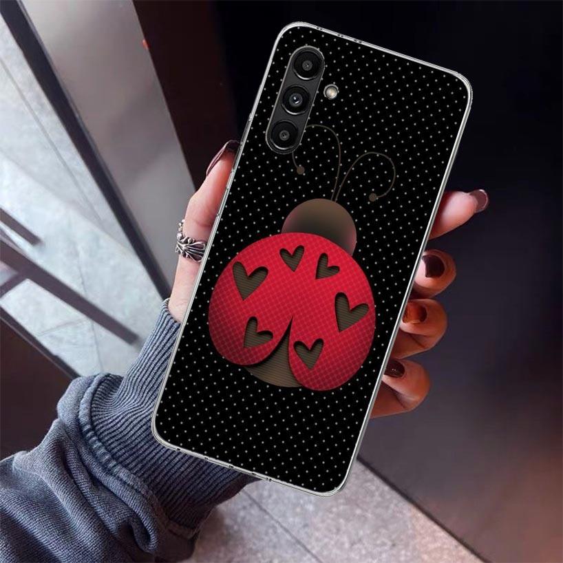 Insect Seven-Star Ladybug Phone Case For Samsung Galaxy A17 A16 A15 A14 A13 A57 A56 A55 A54 A53 A37 A36 A35 A34 A33 A26 A25 A24