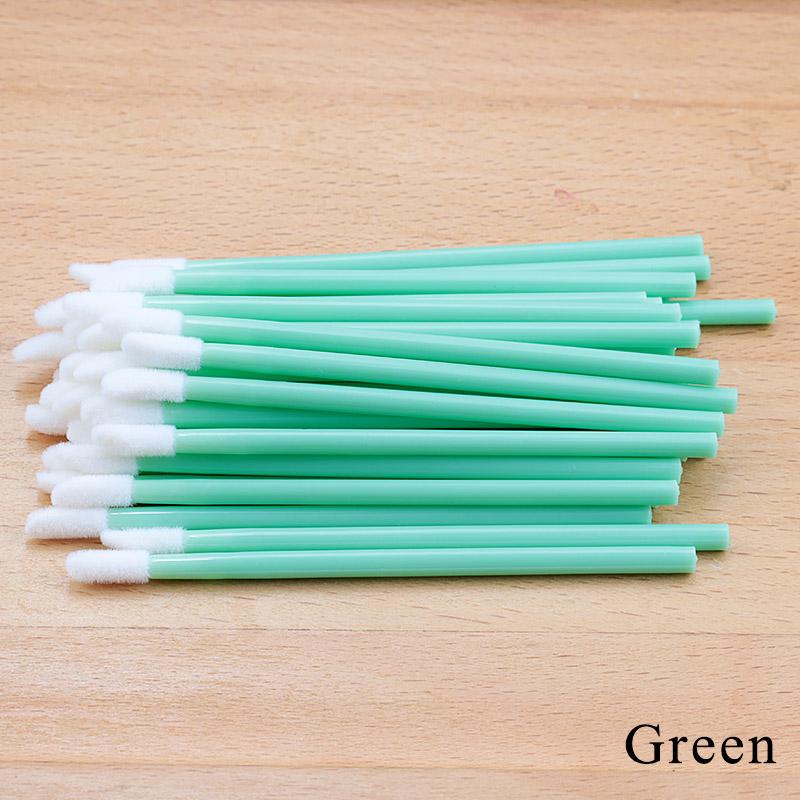 50Pcs Disposable Crystal Eyelash Brush Lashes Micro Lip Brushes Supplies Applicator Cleaner Beauty Eyelash Extension Tools