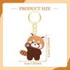 Decorative Red Panda Keychain for Car, Thanksgiving, Birthday, Holiday