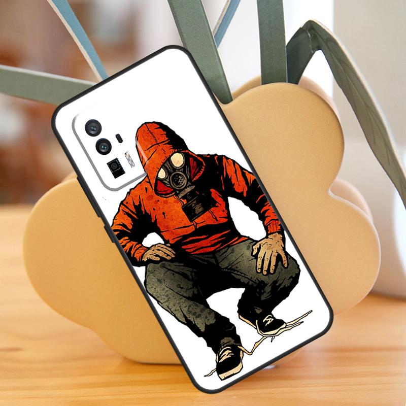 Gas Mask Case For Xiaomi 13T 11T 12T Pro 13 14 Ultra 12 Lite POCO F6 F5 X6 Pro M6 X3 X5 M5s F3 Cover