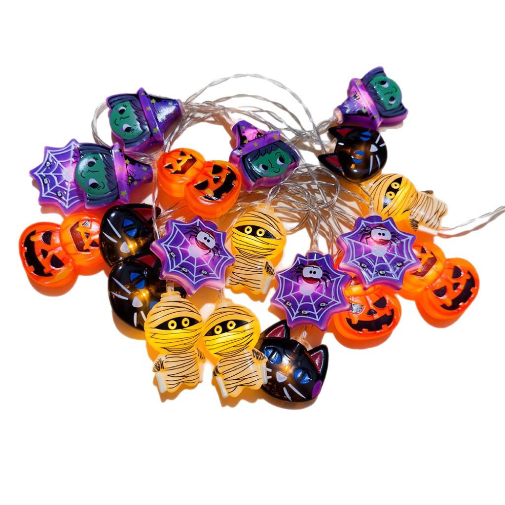 2025 Waterproof Outdoor LED Halloween String Lights for Courtyard Decoration and Atmosphere.