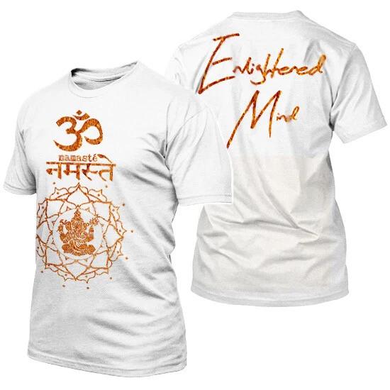 Yoga T-shirt Spiritual Harmony World Peace And Love Prayer zen meditation Tee 3XL