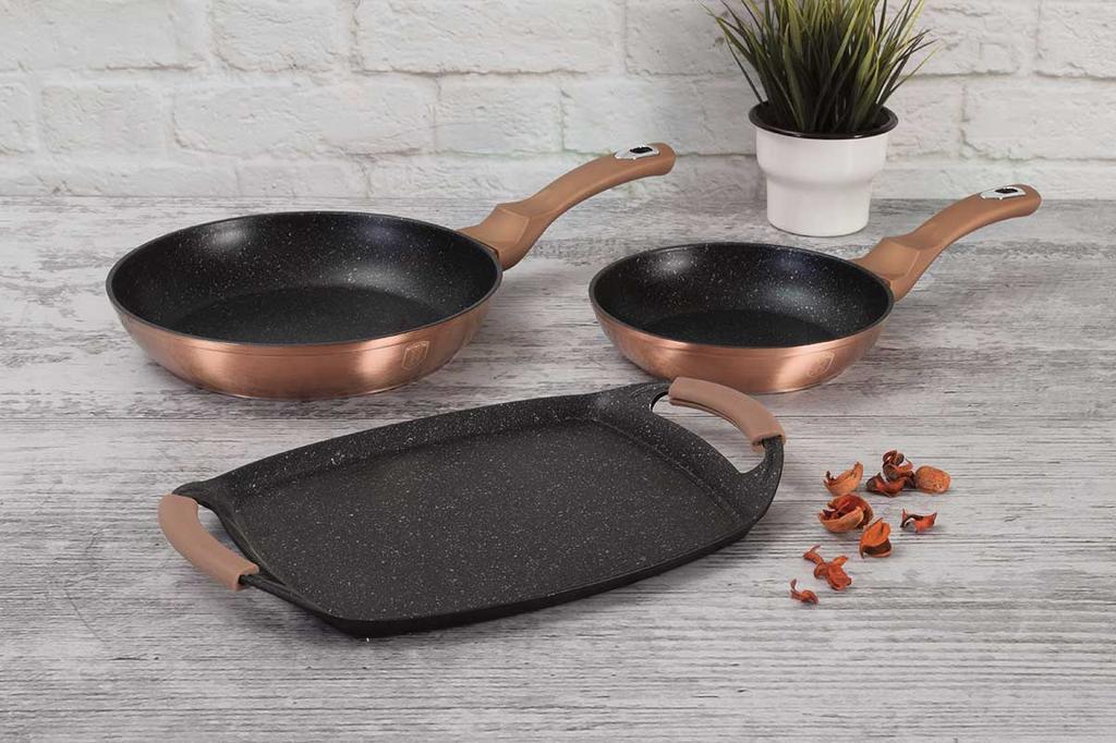BERLINGER HAUS BH-1669 GRANITE FRYPAN SET