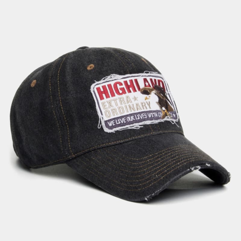 

PLATEAU Washed Ball Cap HIGH EA DENIM CAP BLACK L