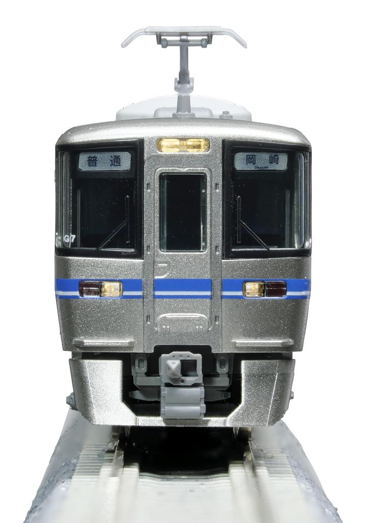KATO N Gauge Aichi Loop Railway 2000 Series Blue Stripe Model Train 2-Car Set, 10-2154