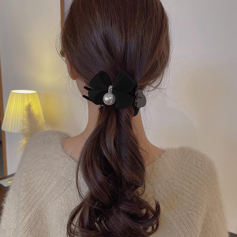 Elegant Exquisite Bow Hair Clip - Large High-End Headdress for Women