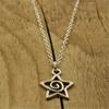 New hot selling pentagram vortex pendant necklace with beautiful and fashionable temperament