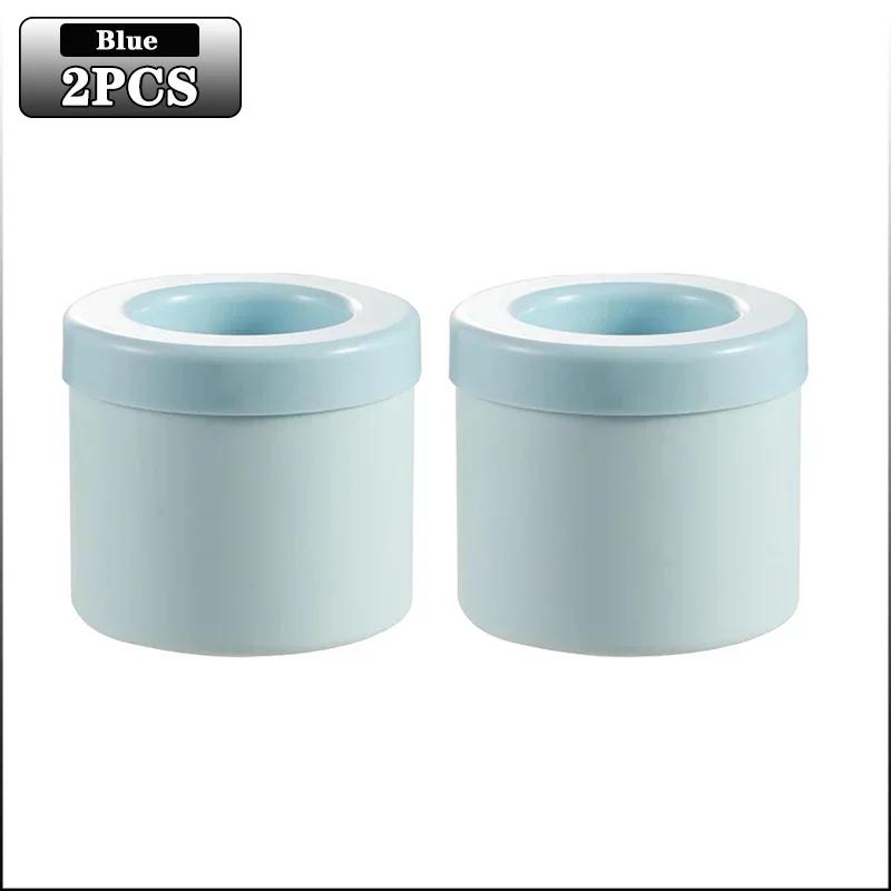 1-4 st 3D Cylinder Isfack Silikon Iskubform Silikon Iskub Ismaskin Kopp Iskopp Ismaskin Isförvaringslåda