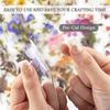 40pcs Pre-Cut Floral Sticker Set Flower Decal Journal Stickers PET Flower Stickers for Journaling Scrapbooking, Easy To Peel