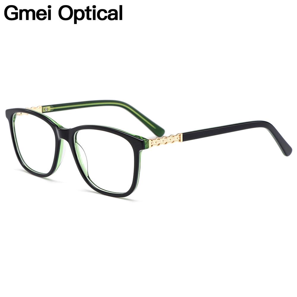Durable Acetate Square Full Rim Women's Glasses Frame Comfort Fit Eyewear for All-Day Wear & Travel-Ready Style