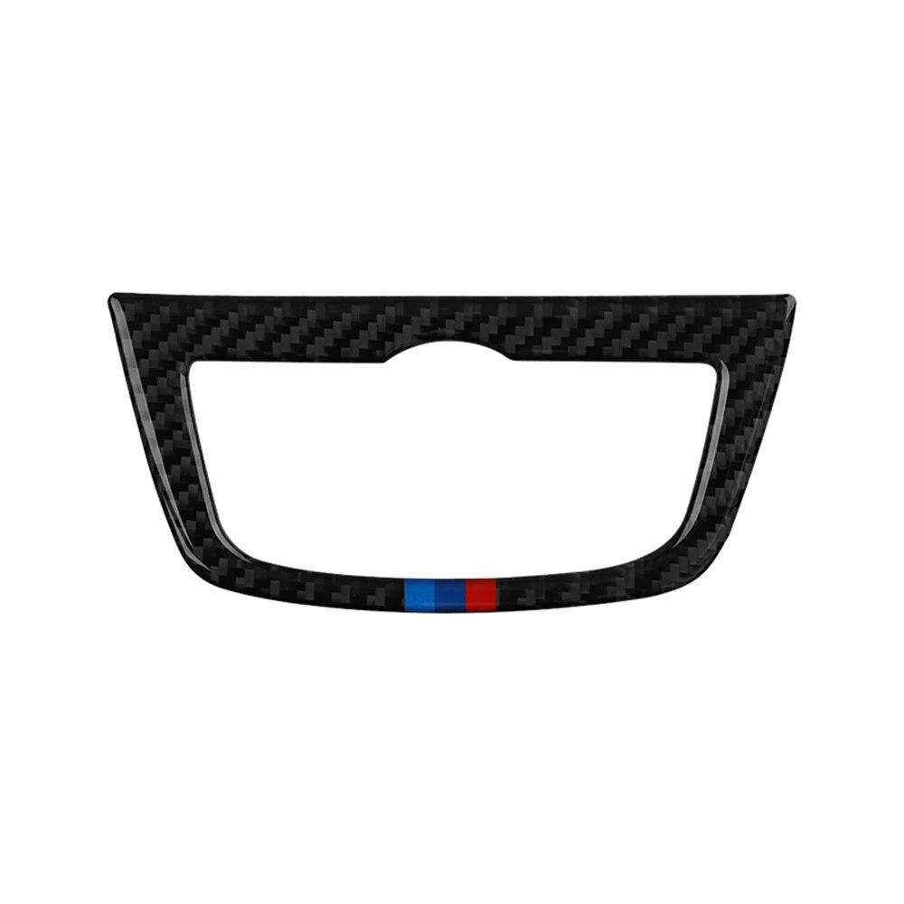 Carbon Fiber Car Headlight Switch Button Cover Frame Decorative Sticker Interior Modified Accessories For BMW X3 G01 G08 X4 G02