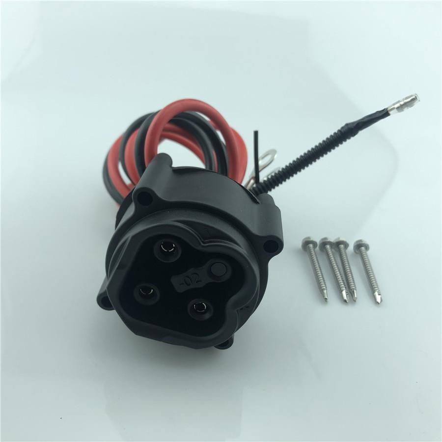 For 2007-2010 Yamaha G29 Drive Golf Cart Charger Receptacle Part # JW2-H6181-02