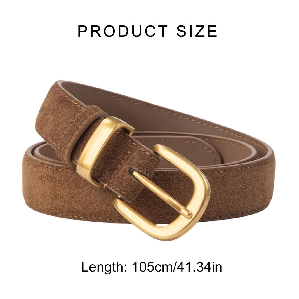 Casual Waist Belt Punk Chain for Cowboy Cowgirl Buckle Retro Vintage Buckle Waist Chain Waistband Trend Belt
